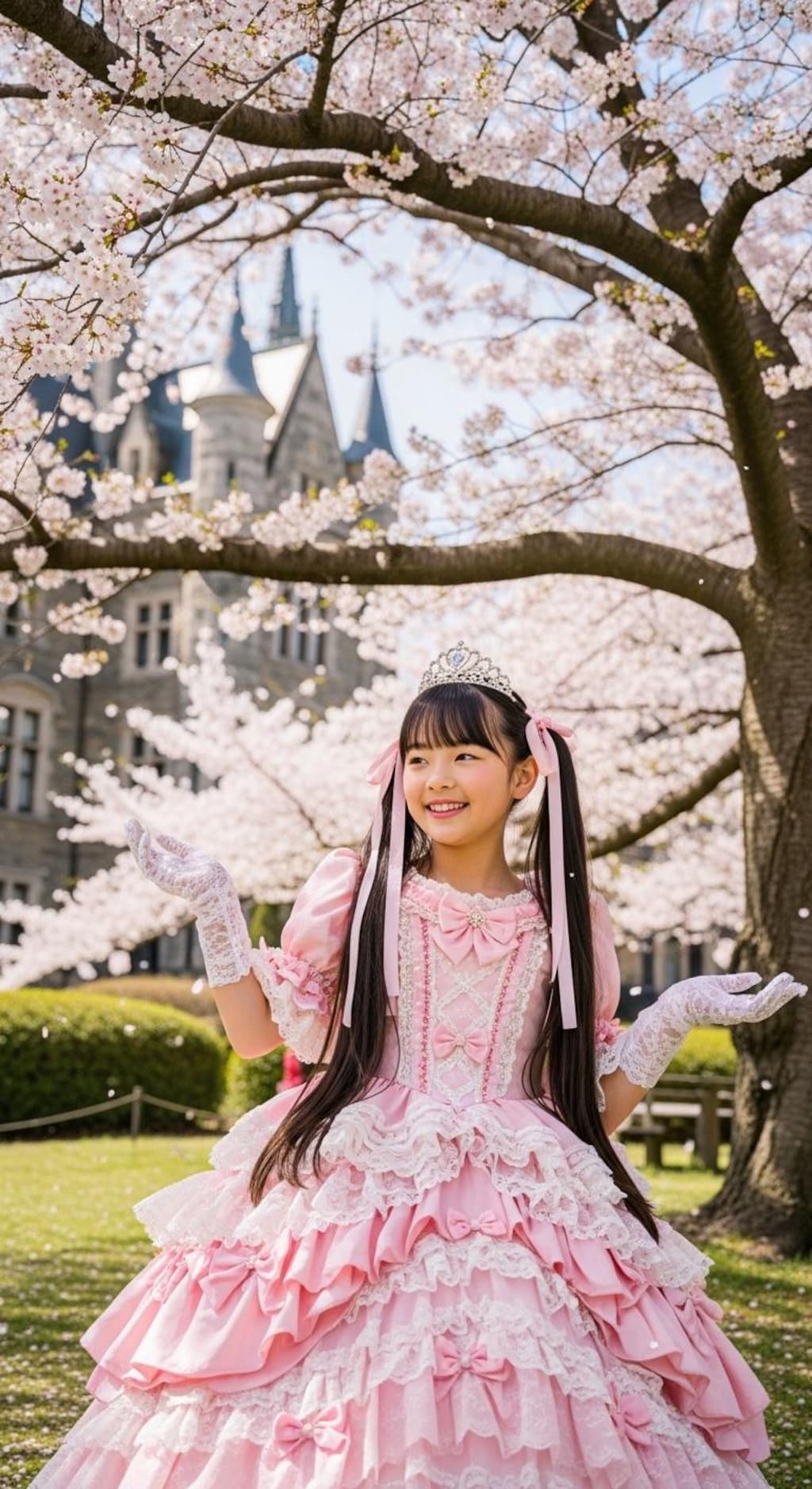 低年齢プリンセス好きのお兄様へ006《アフタヌーンティーでお花見を》