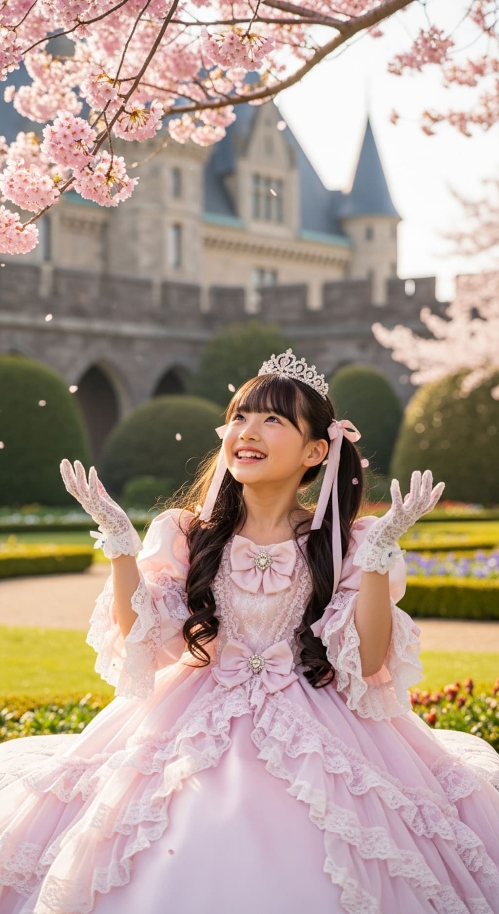 低年齢プリンセス好きのお兄様へ006《アフタヌーンティーでお花見を》