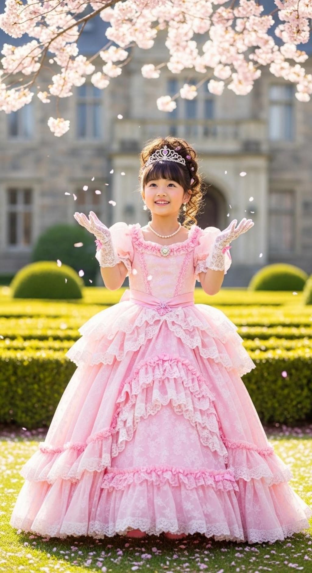 低年齢プリンセス好きのお兄様へ006《アフタヌーンティーでお花見を》