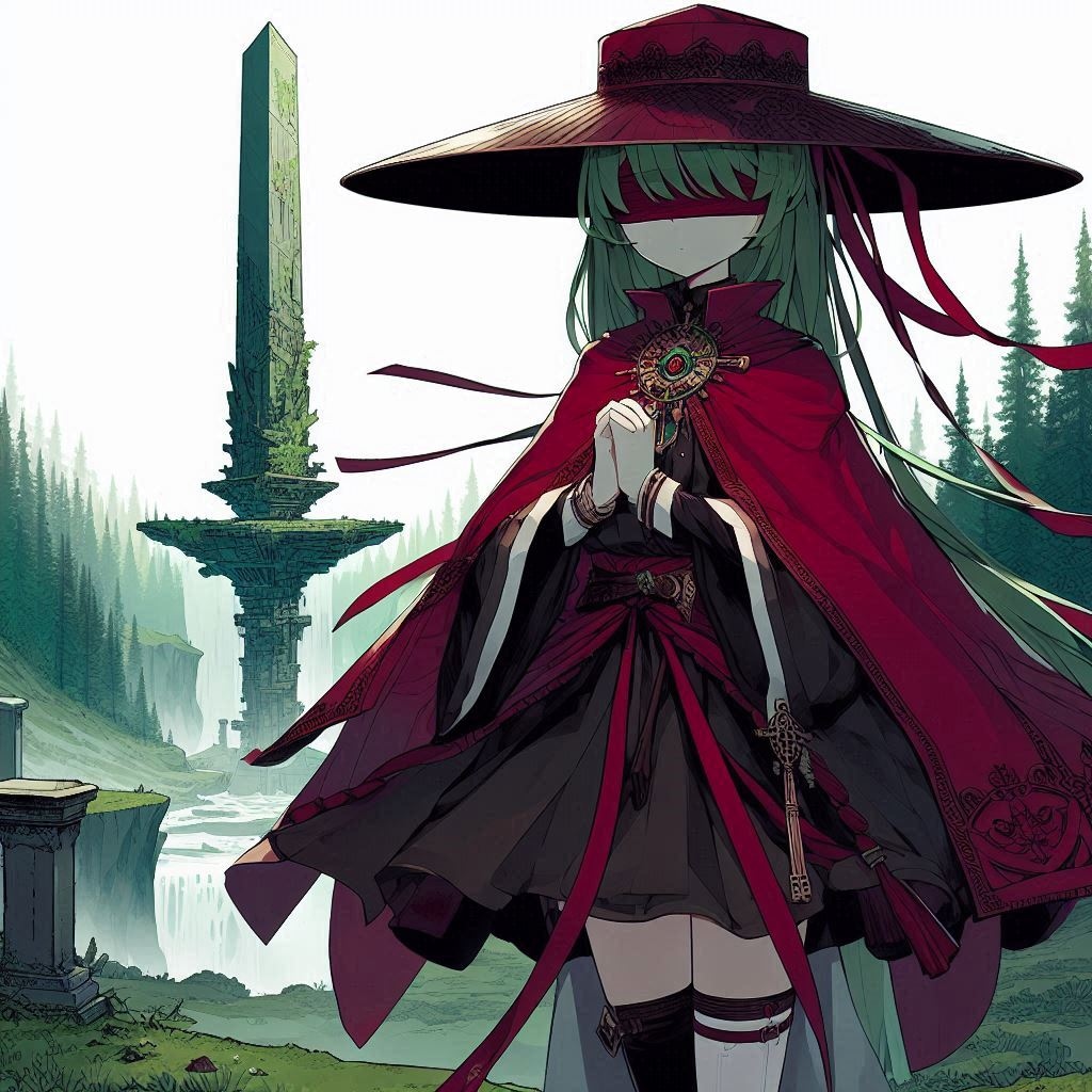 魔術系の目隠しキャラも好きです