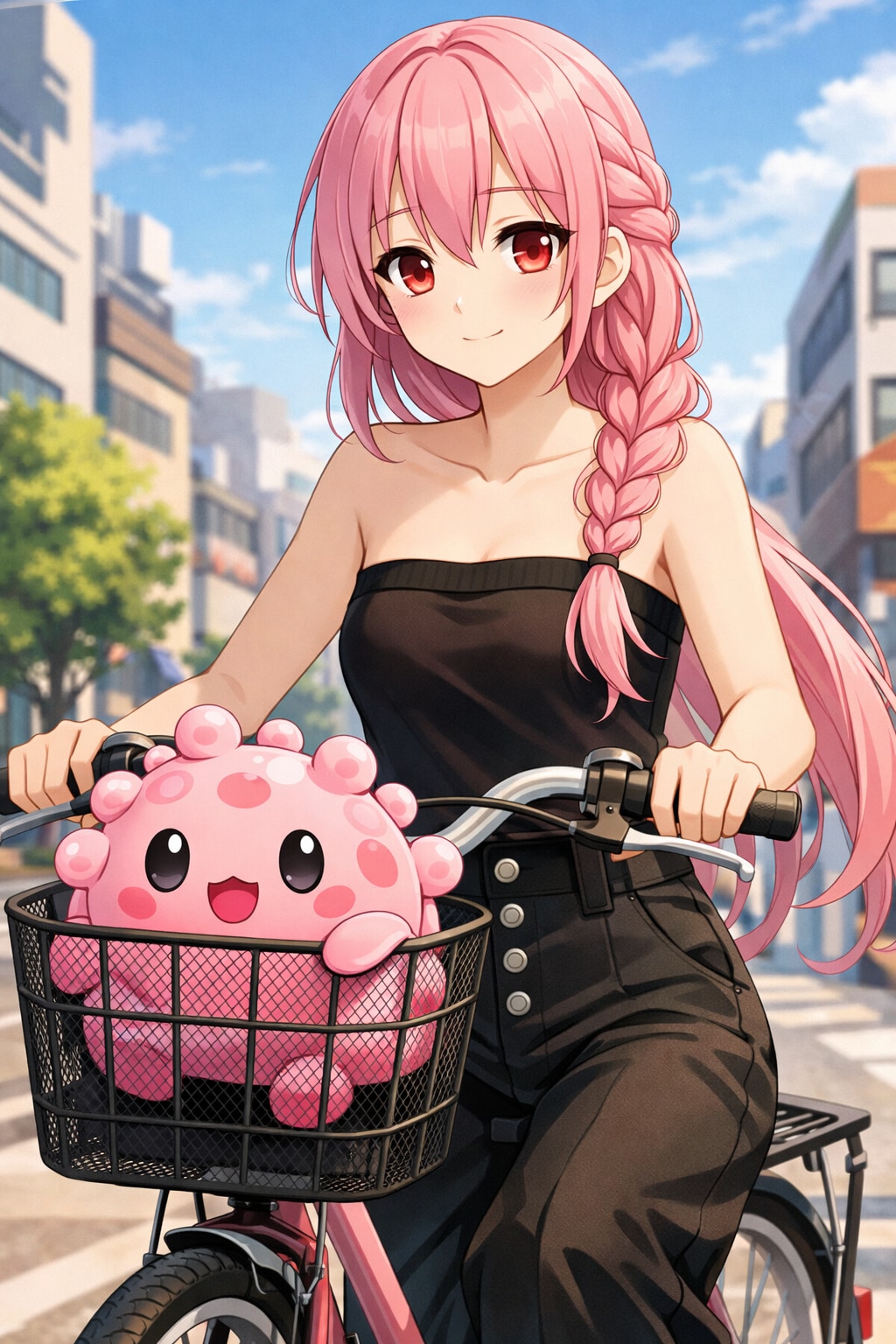 りなちゃんと ももほうくん_２