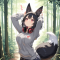 気付いたら、森のきつねさんになっていた空乃実紅ちゃん 3枚目