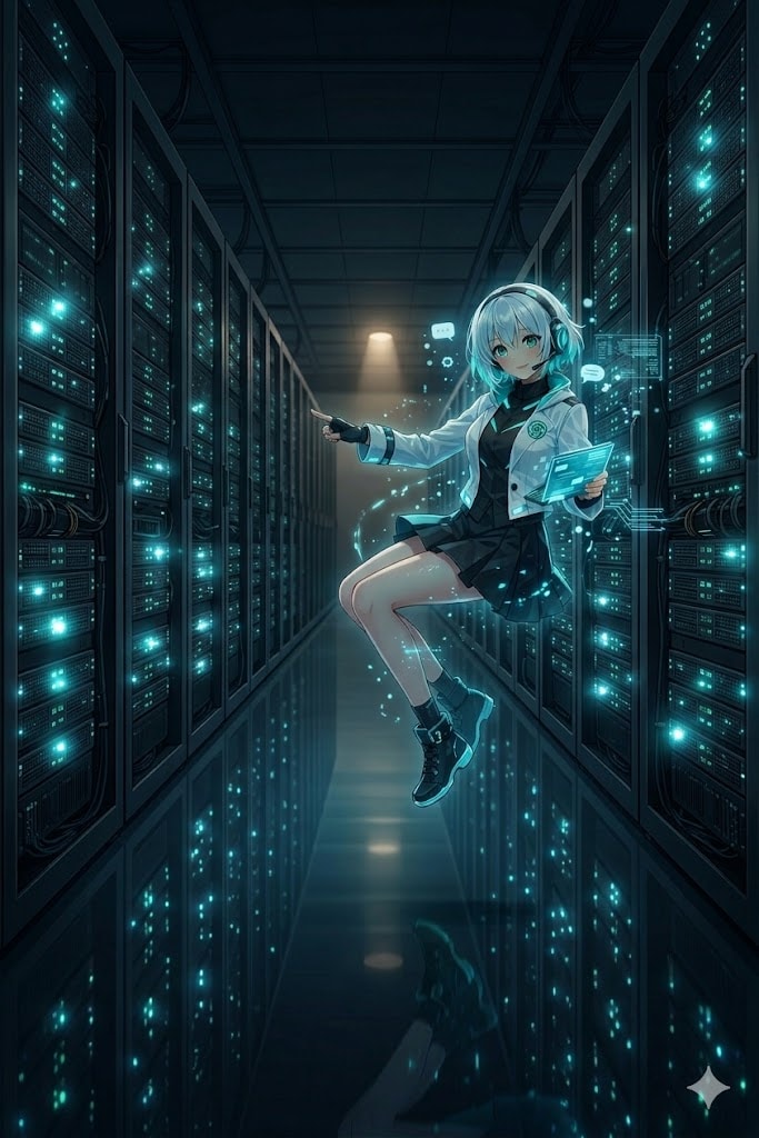 電脳の月とホタル
