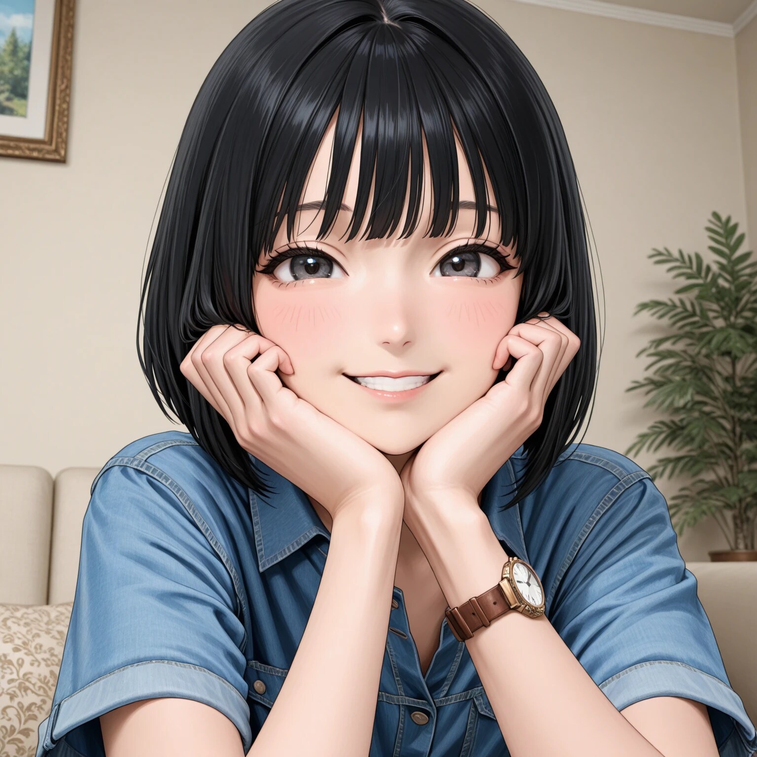 また、視線そらした（笑）