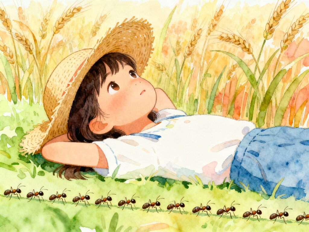 アリとキリギリスな少女