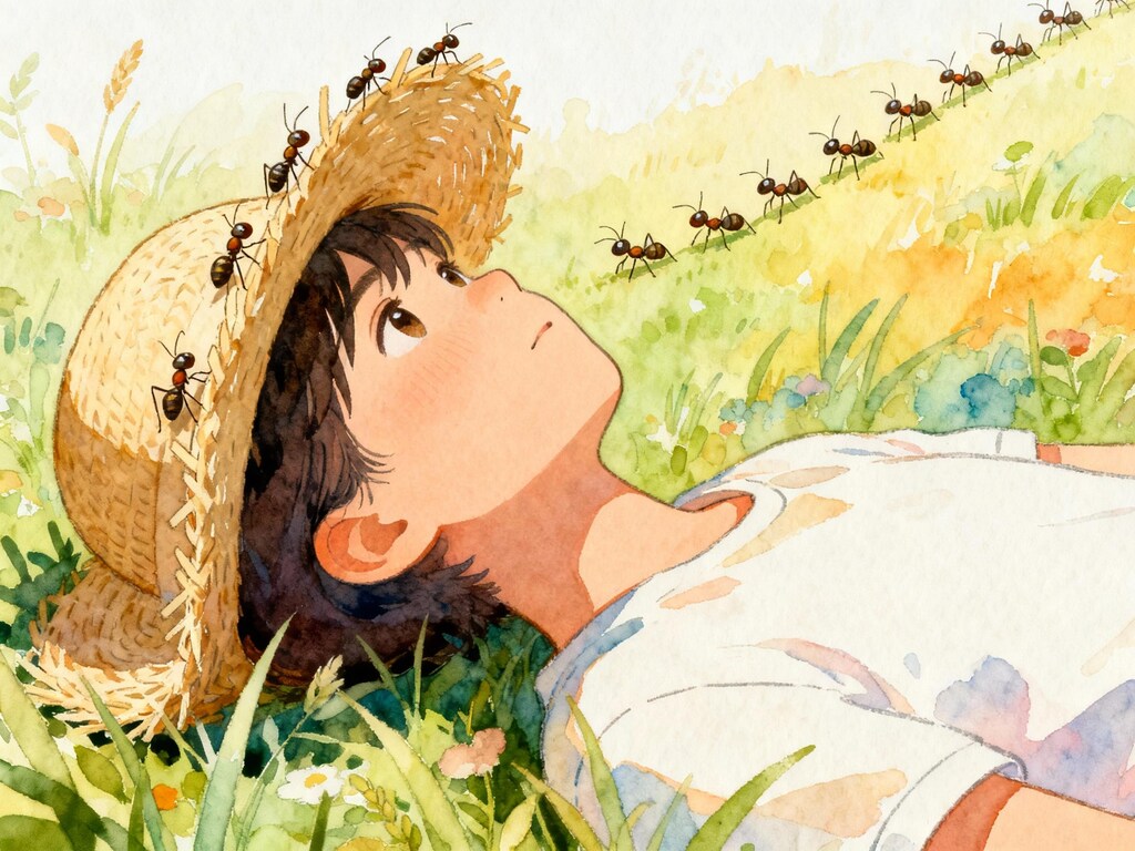 アリとキリギリスな少女