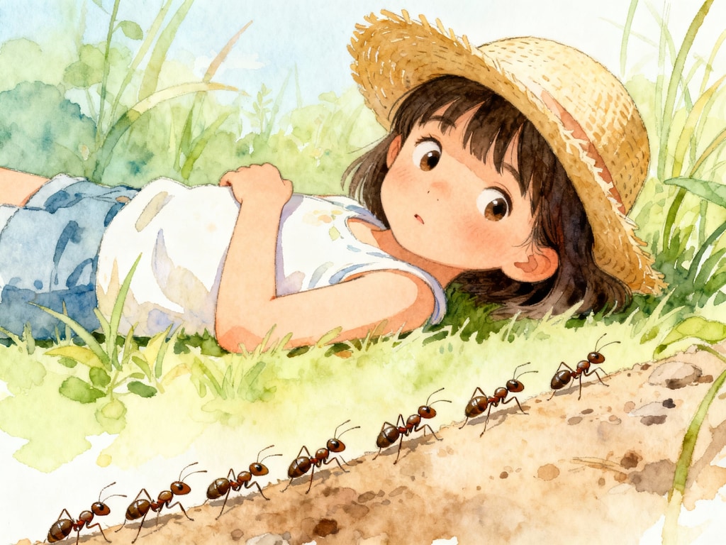 アリとキリギリスな少女