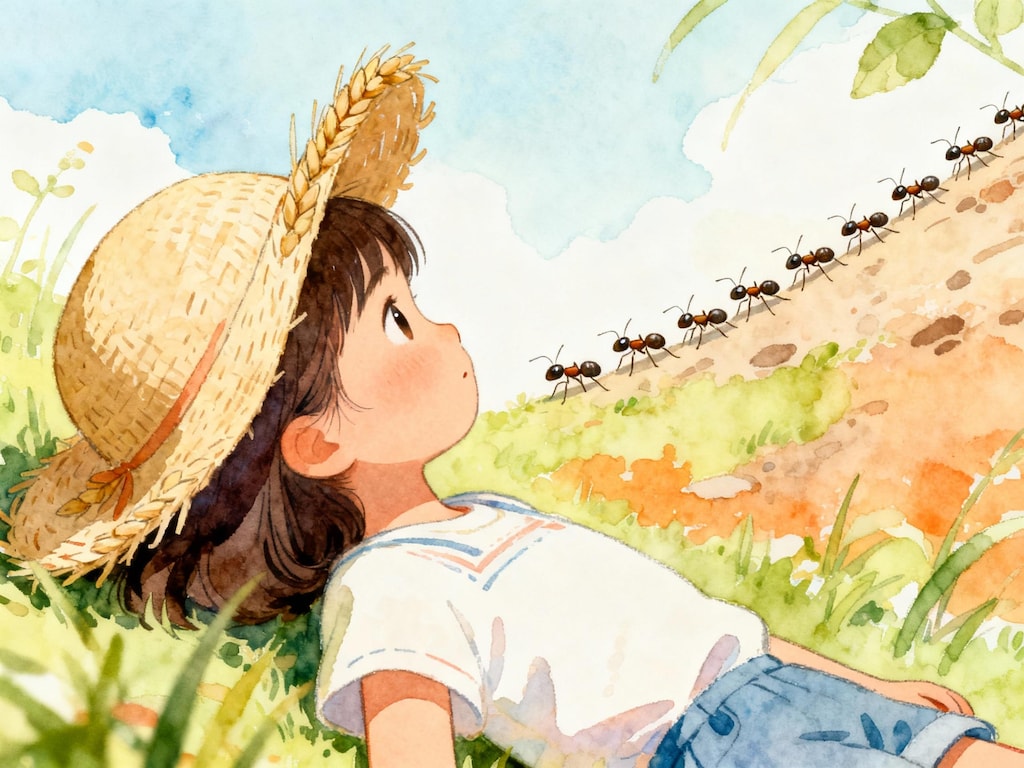 アリとキリギリスな少女