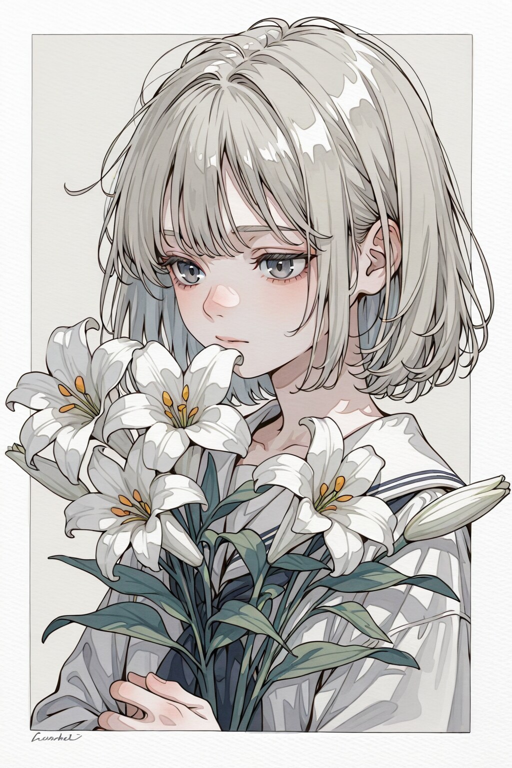 純潔 | の人気AIイラスト・グラビア