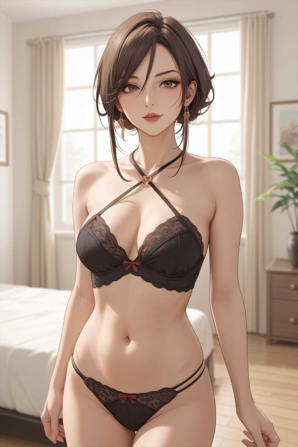 下着姿のお姉さん