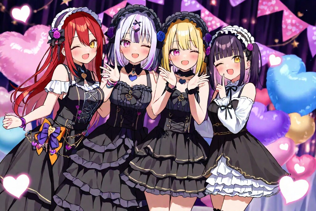 ロリータ喫茶の従業員のパフォーマンス_20241204