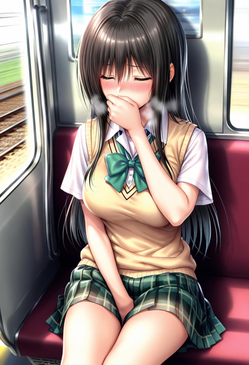 お漏らししちゃった。