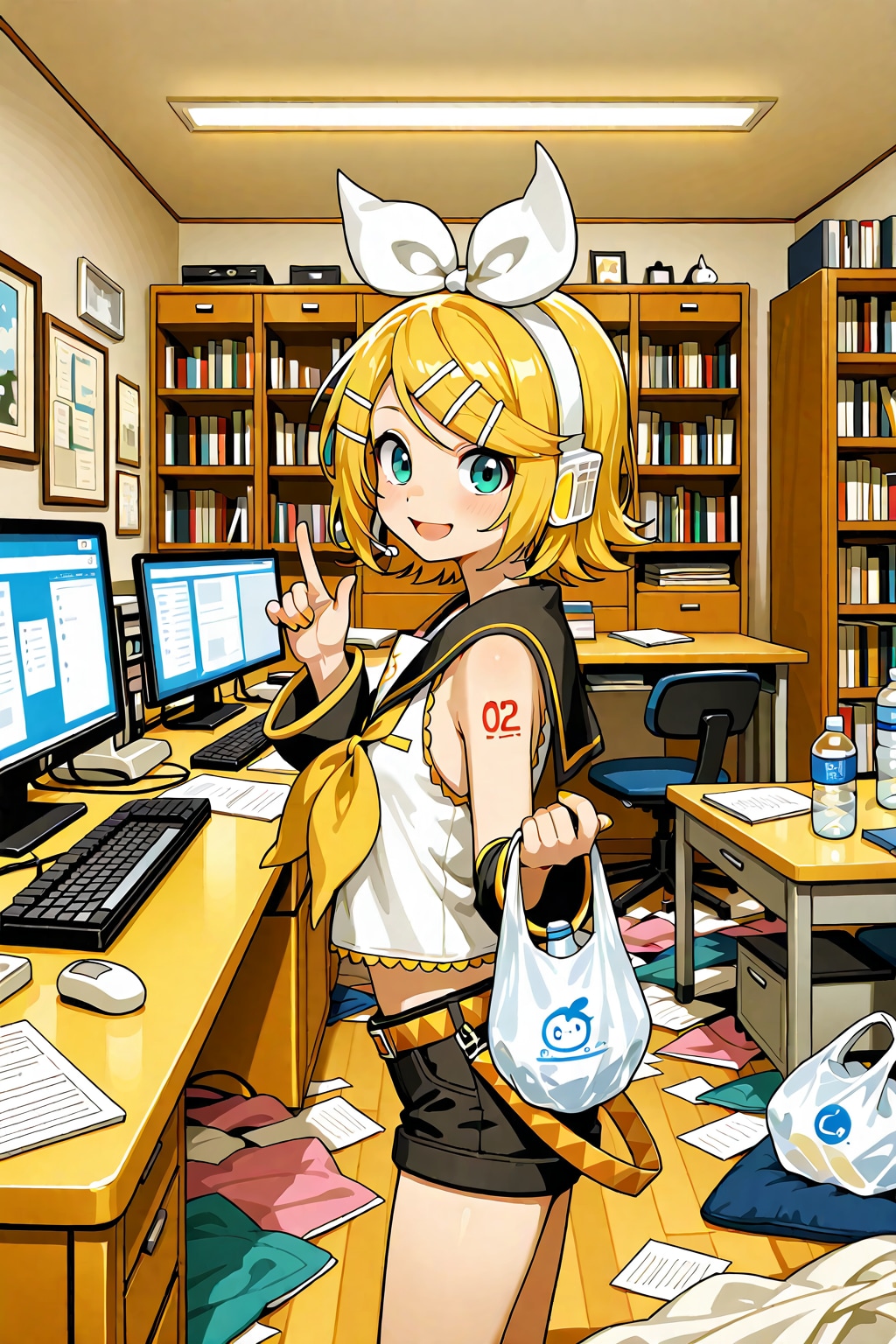 鏡音リン７９ | の人気AIイラスト・グラビア