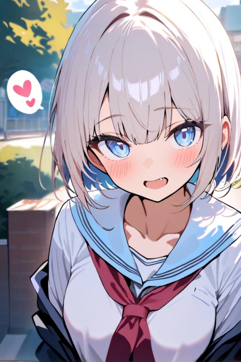 毎朝あいさつをしてくれる白髪ちゃん