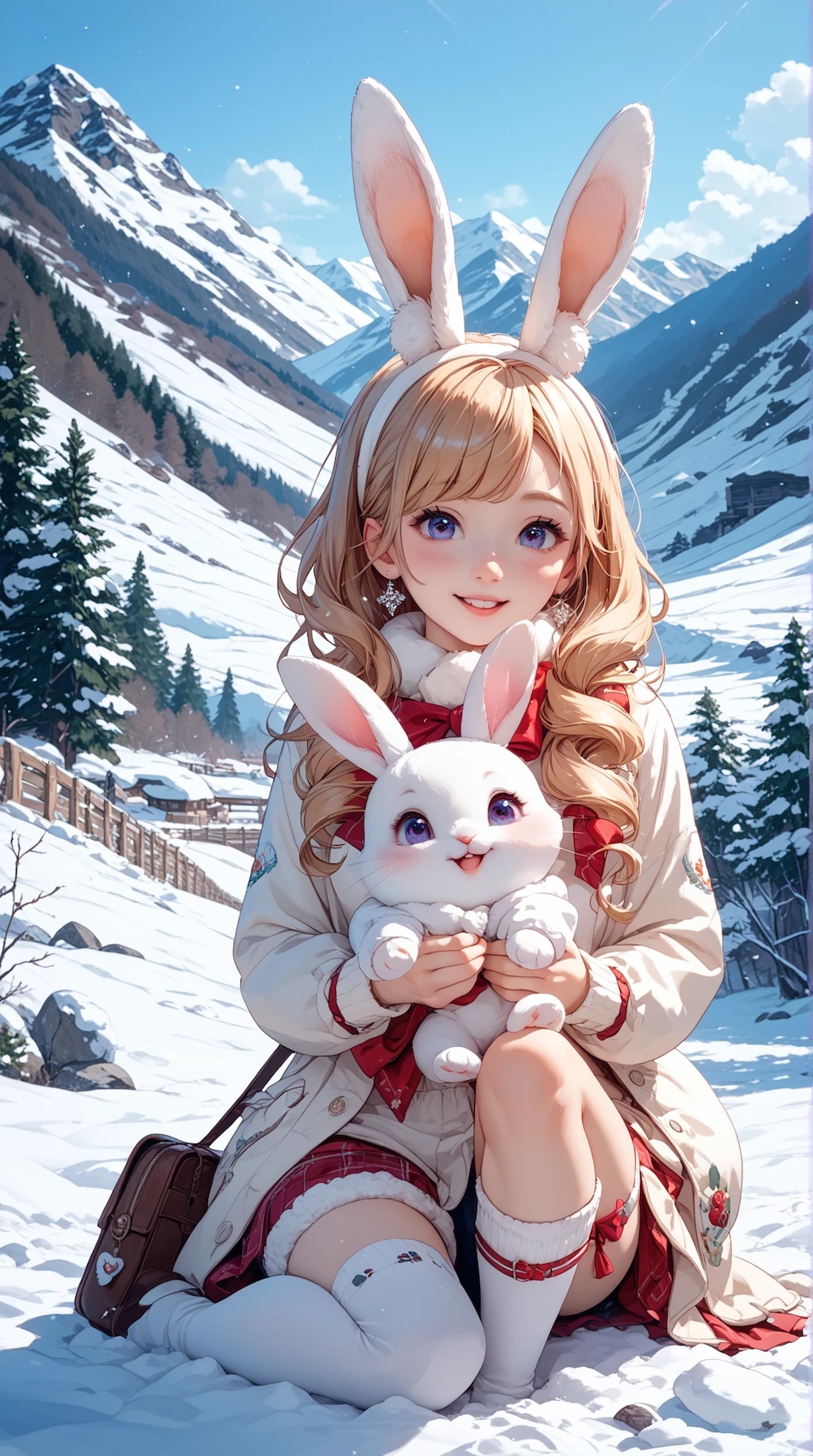 Snow rabbit