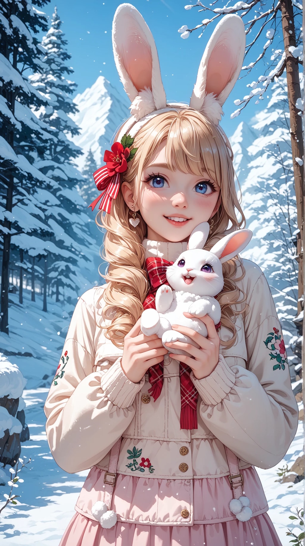 Snow rabbit