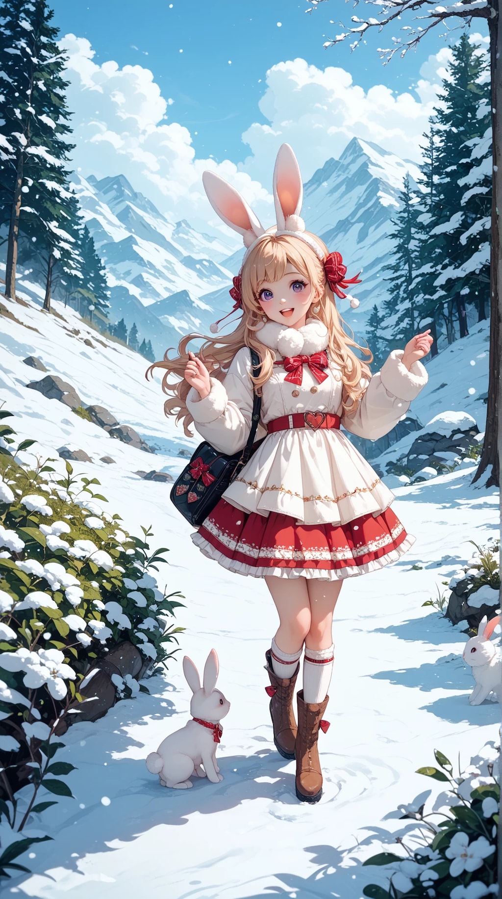 Snow rabbit