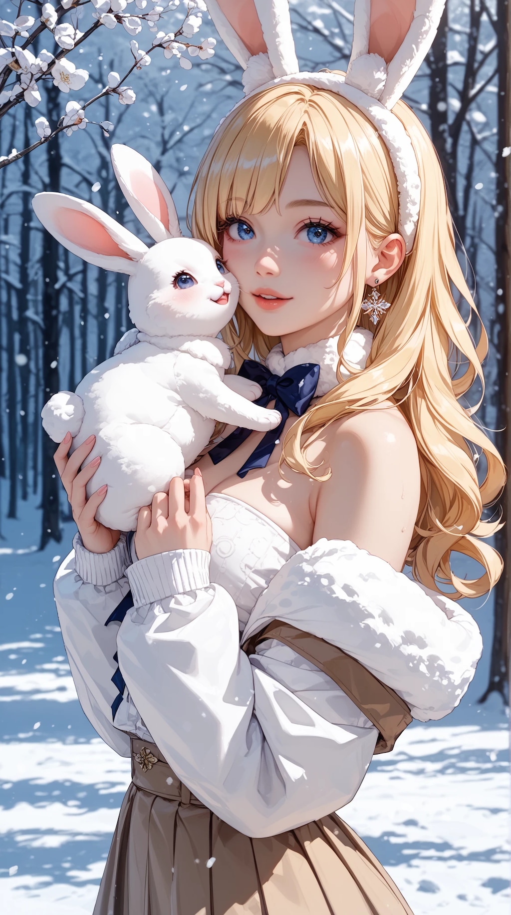 Snow rabbit
