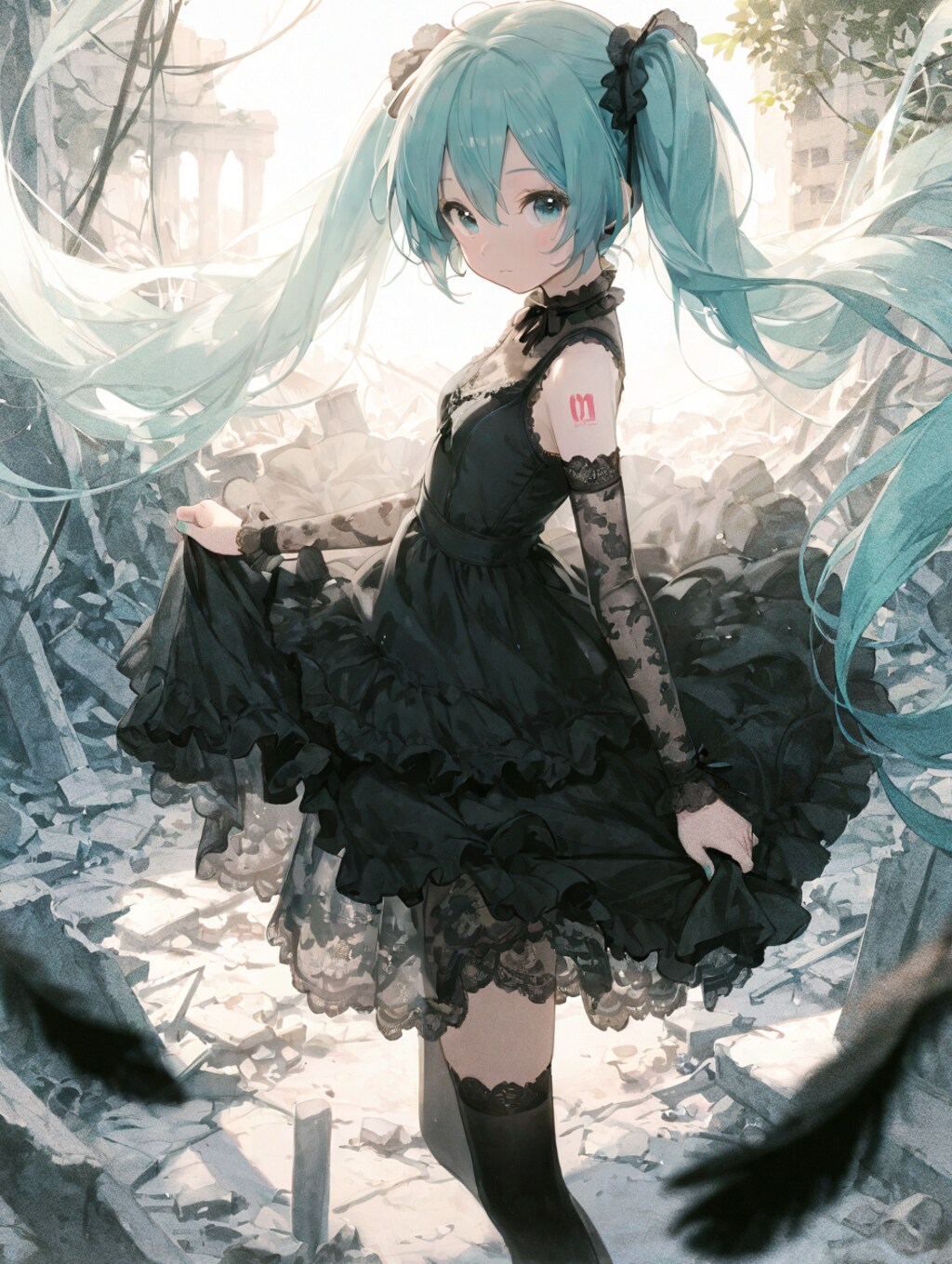 廃墟にて
