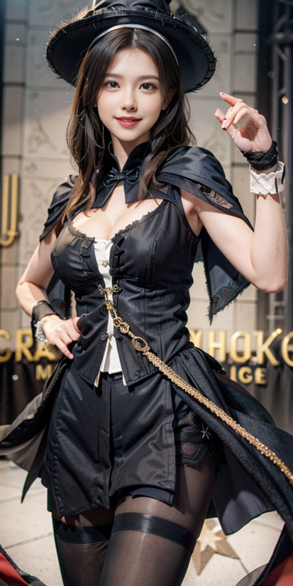 マジシャンのお姉さん