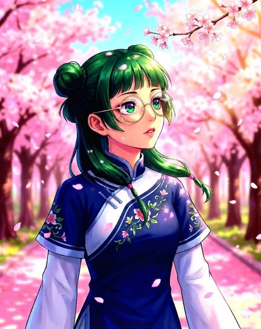 マオマオは　桜が好きです | の人気AIイラスト・グラビア
