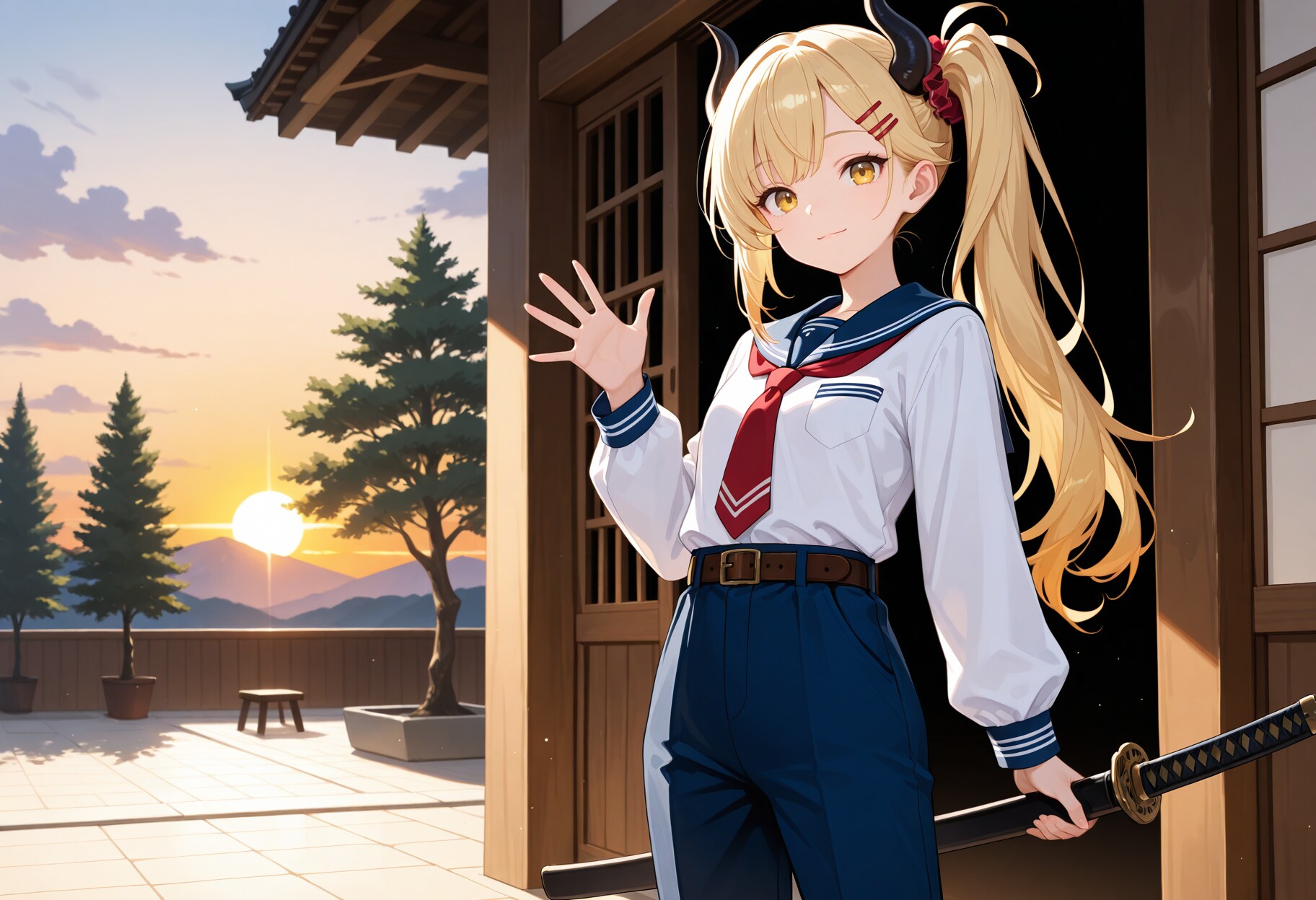 夕暮れ女鬼高生さん