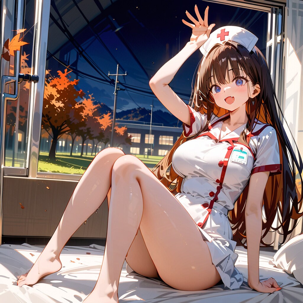 ナース姿の亜寿沙先生