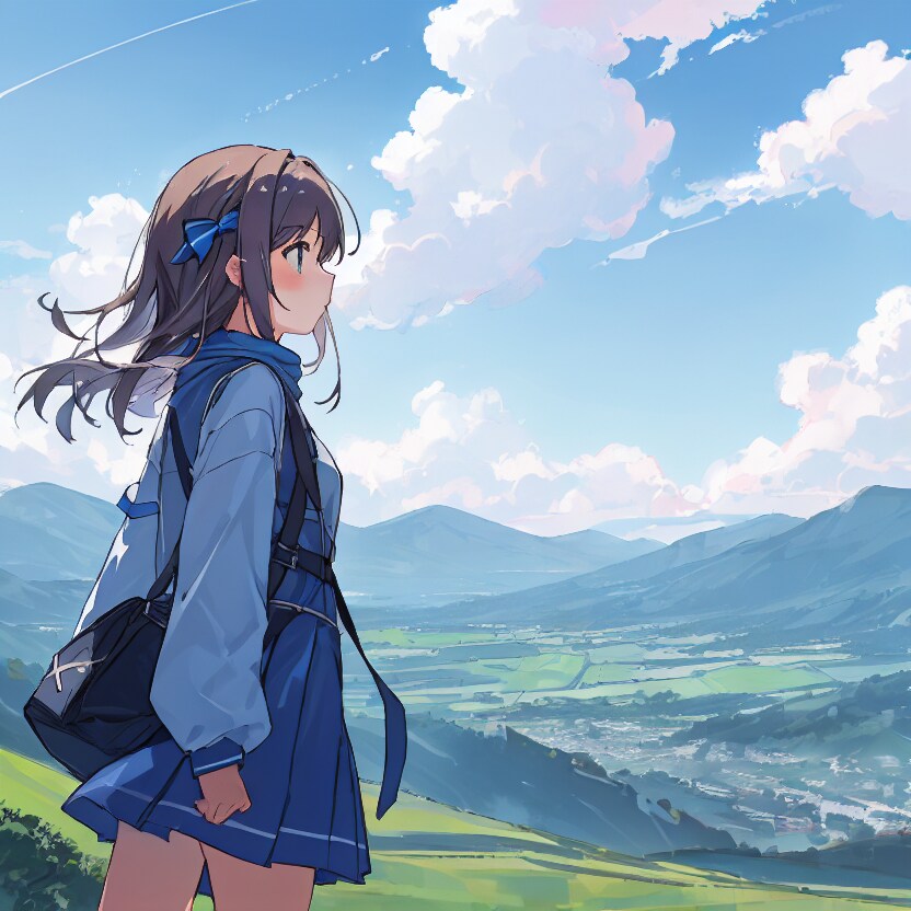 夏風の山麓