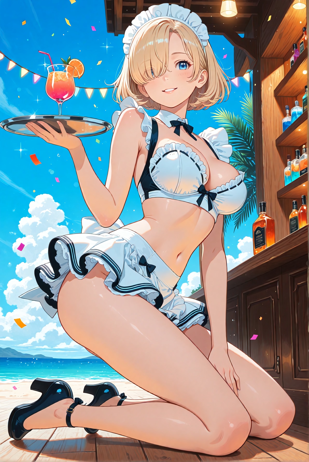 海辺のオープンバー