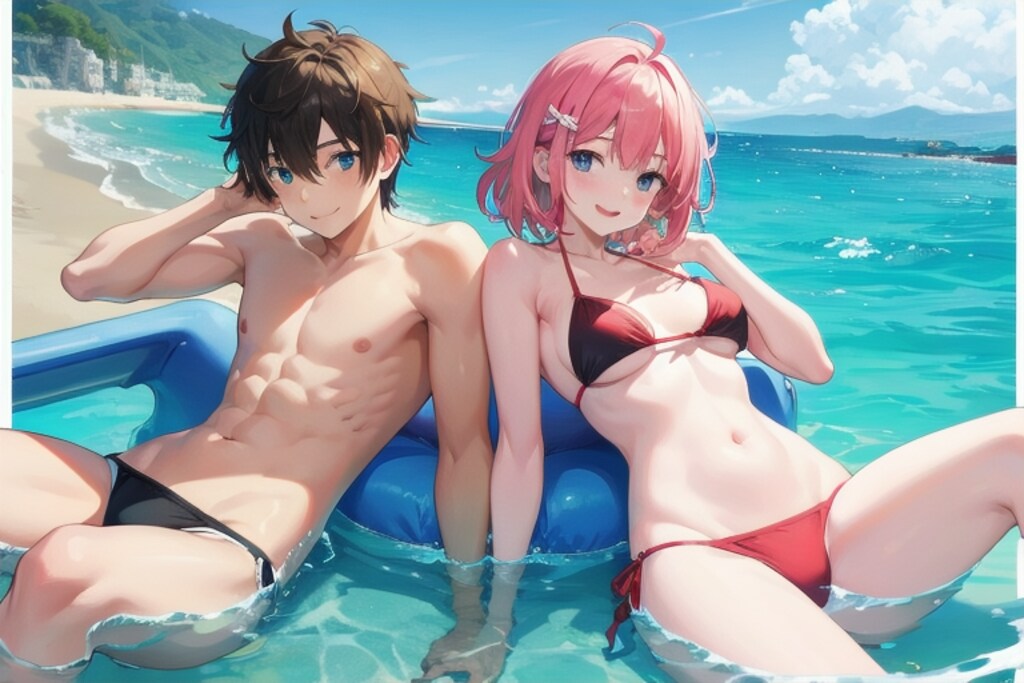 海きれいだね！