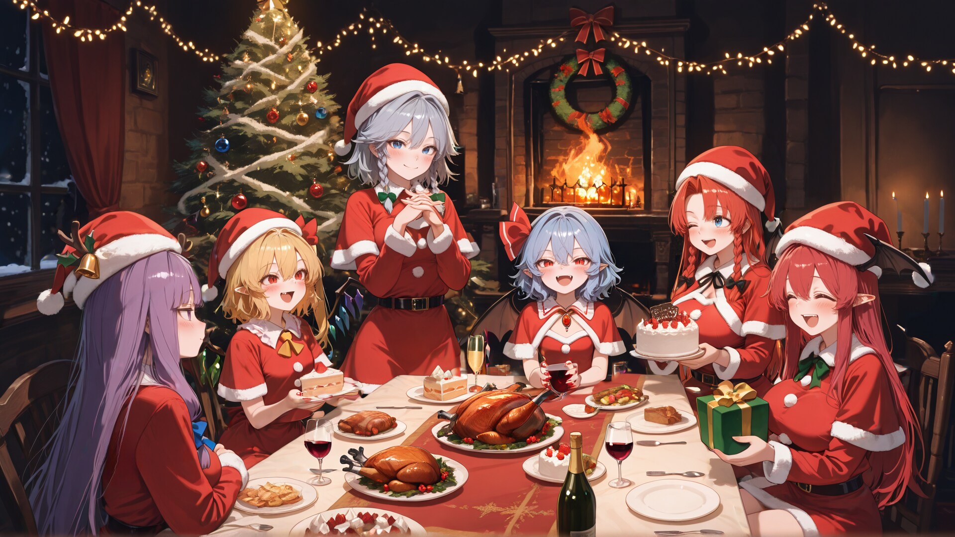 東方クリスマス（紅魔館） | の人気AIイラスト・グラビア