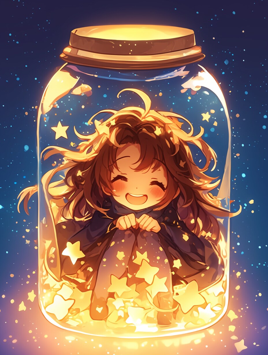 「瓶詰の少女」黄106 | の人気AIイラスト・グラビア