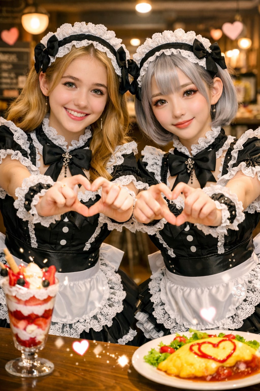 【masamin先輩のまねっこ投稿】チャーミー💛里美ちゃんと一緒💛メイド喫茶