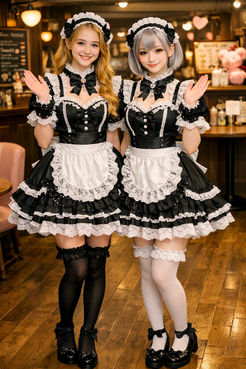 【masamin先輩のまねっこ投稿】チャーミー💛里美ちゃんと一緒💛メイド喫茶