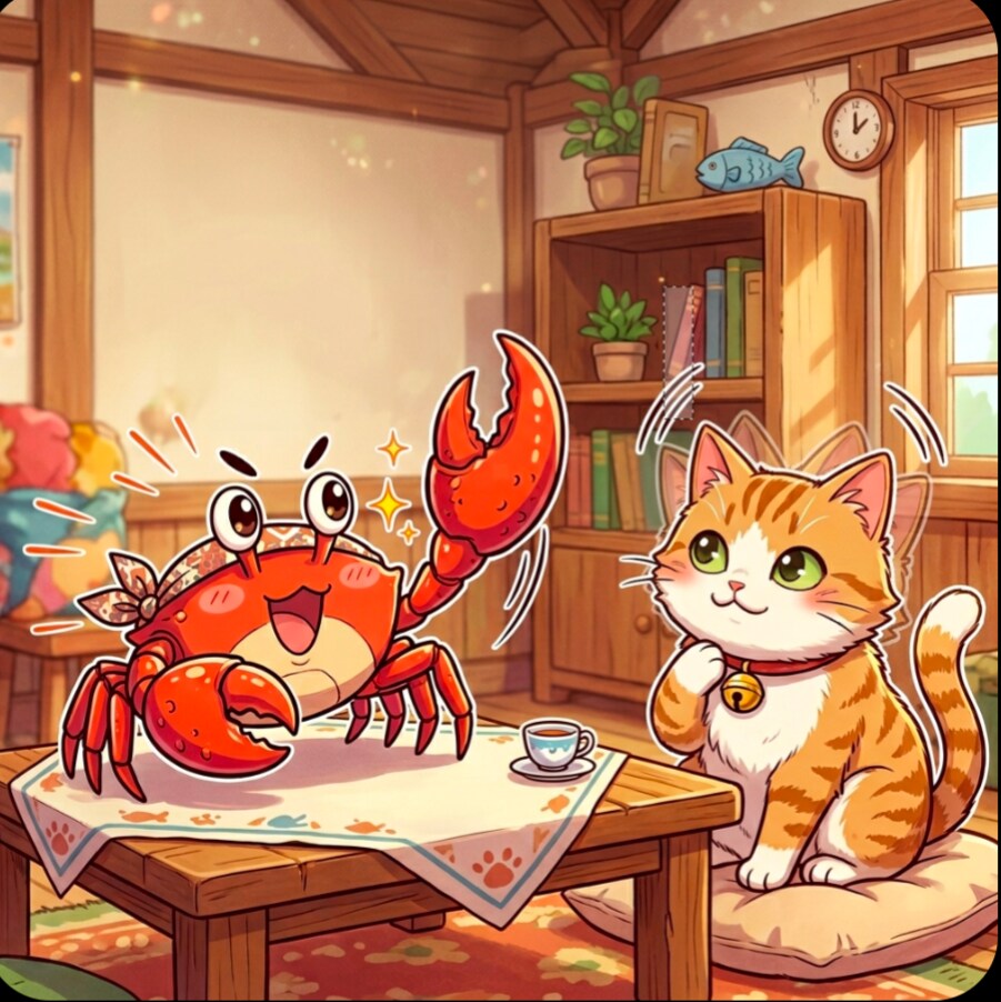 「私、カニ」「わー、確かに！」