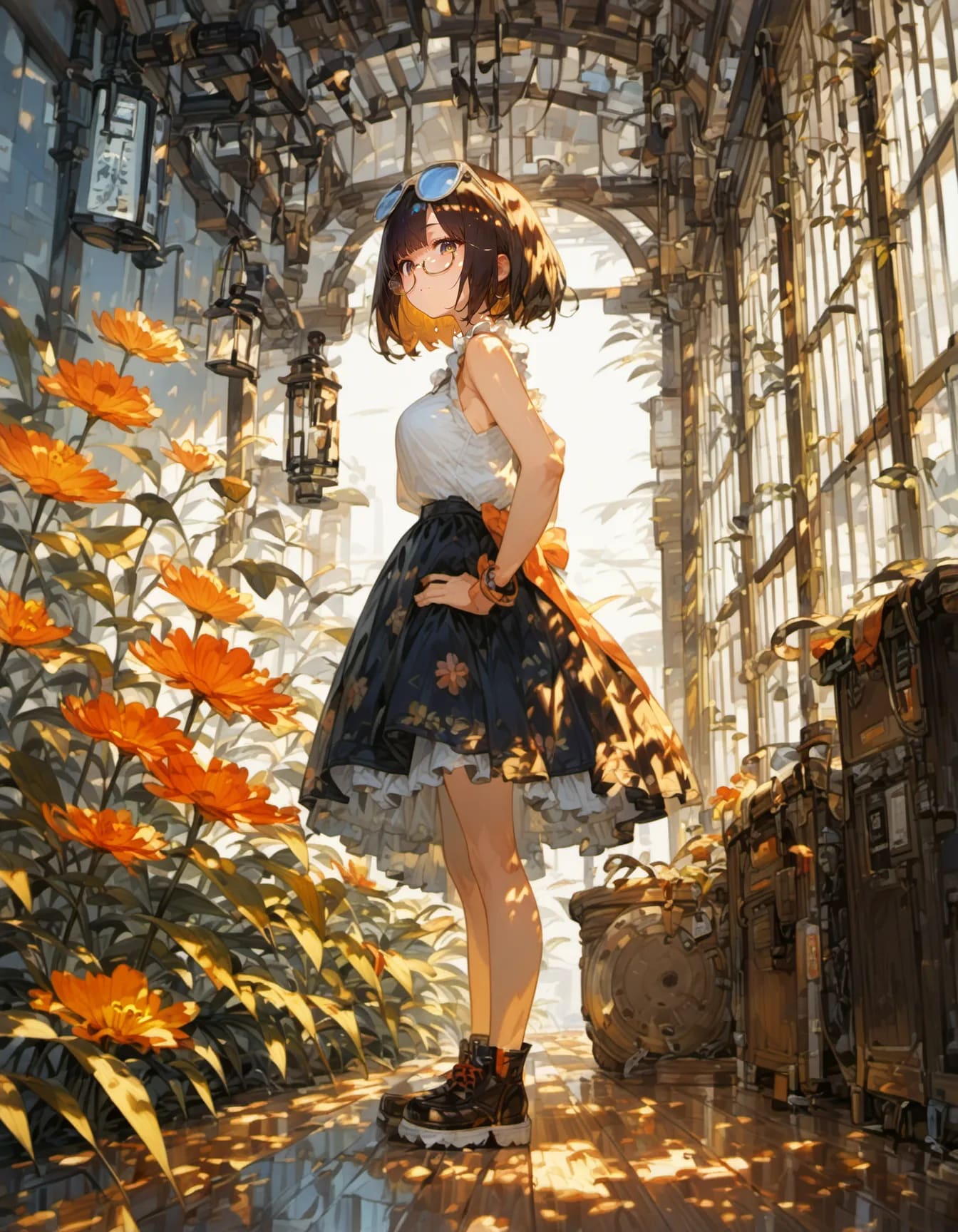 Bloom Amidst the Decay | の人気AIイラスト・グラビア