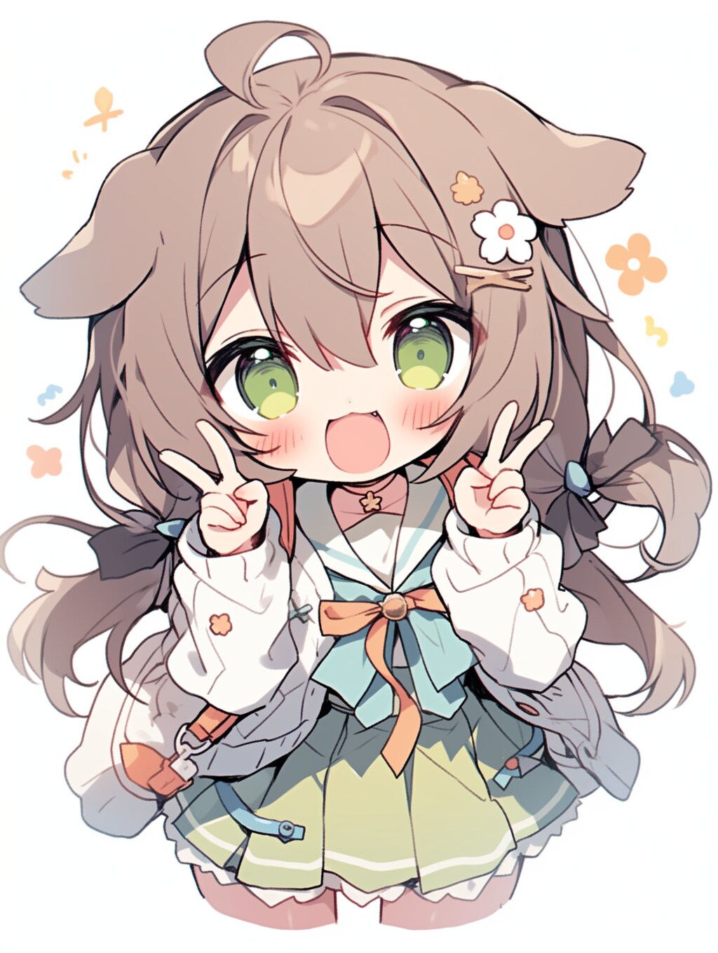 Vサインガールズ peace sign girl