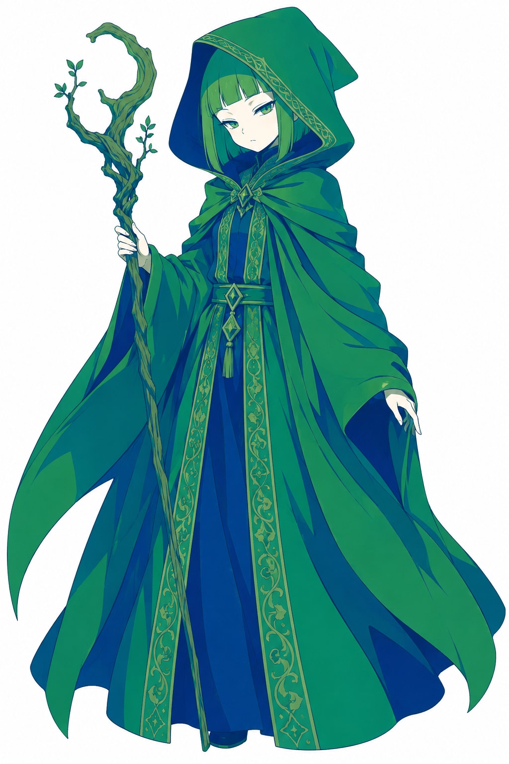 青と緑の魔女