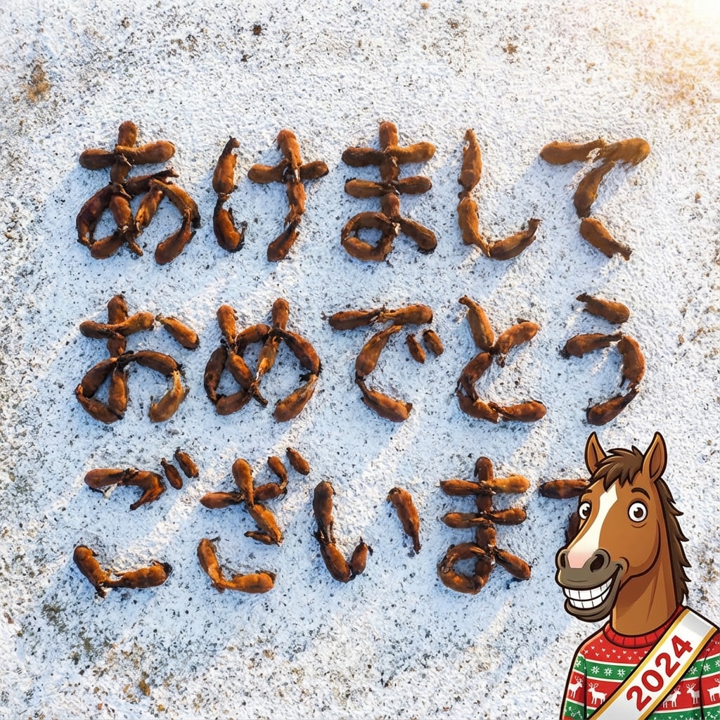 あけましておめでとうございま馬