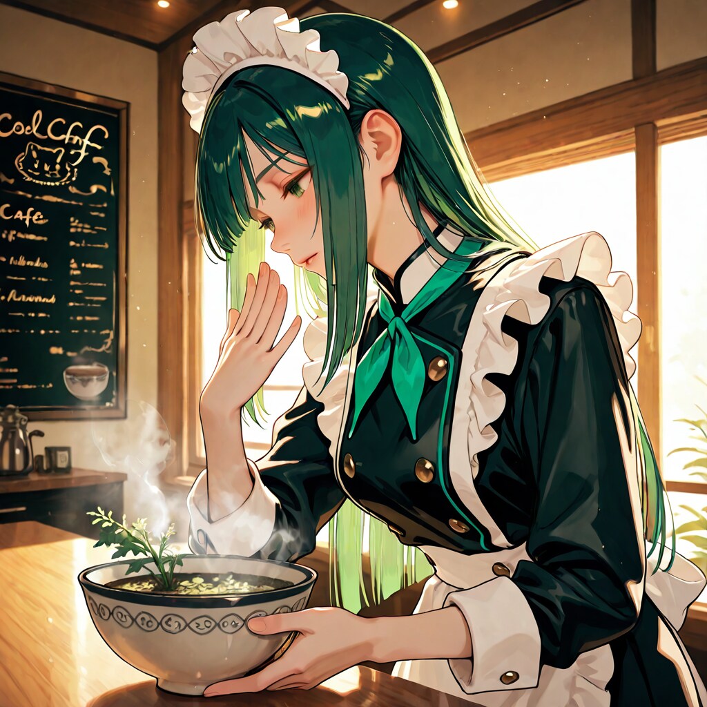 朝のハーブスープの香り | の人気AIイラスト・グラビア