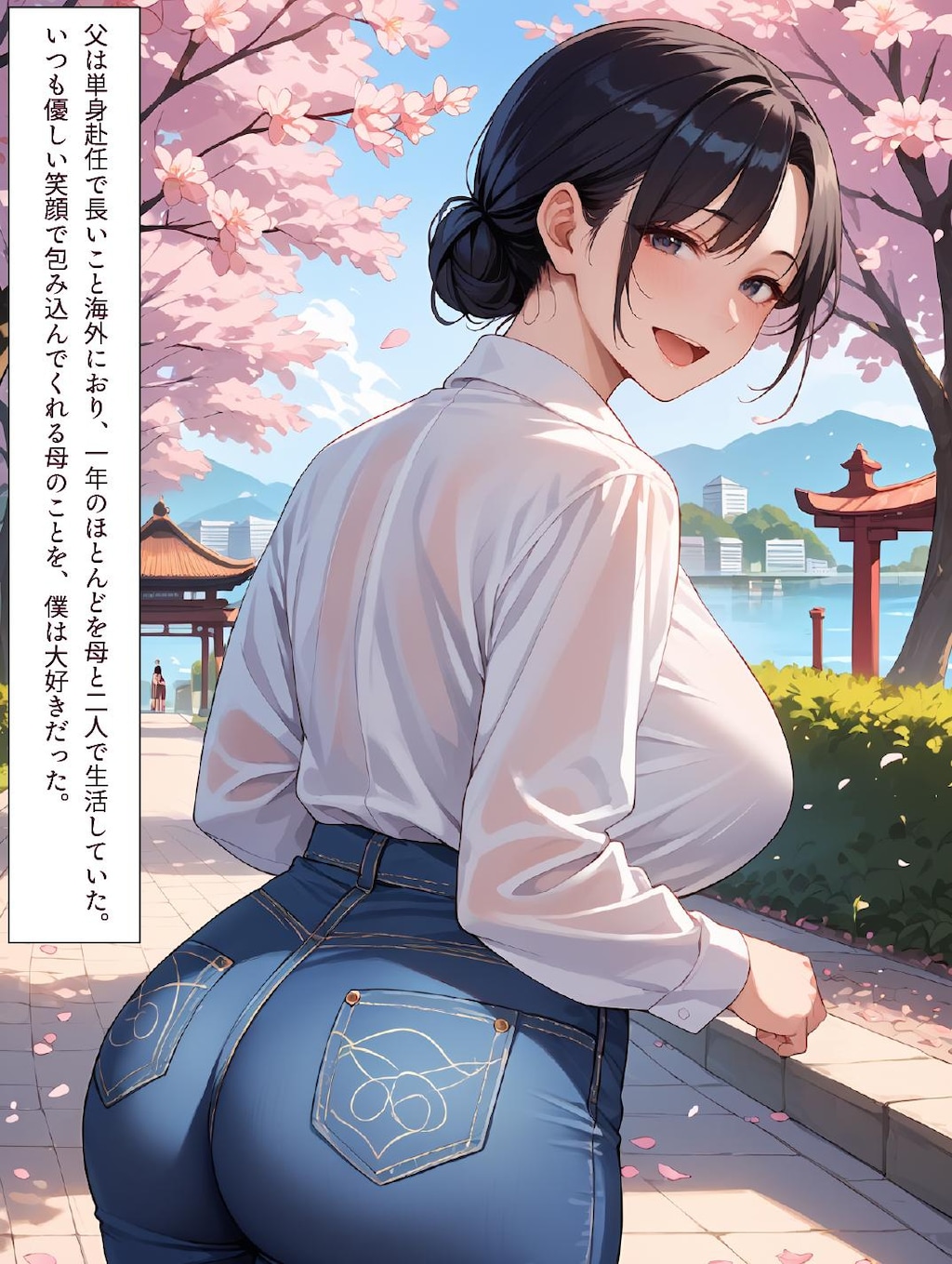 ♨️体験版♨️母と露天風呂付き客室のある温泉宿に行った話 1/3