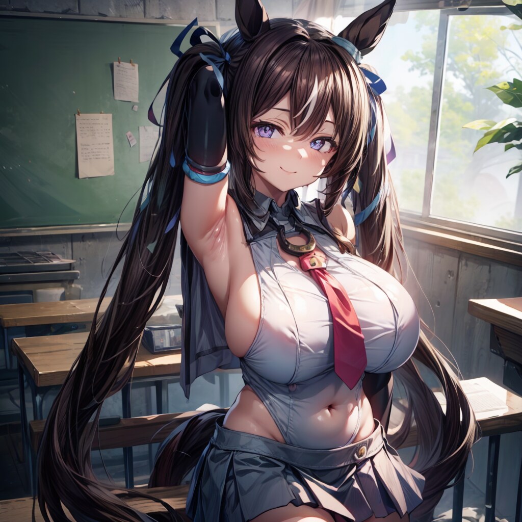 ブルボン勝負服を着たヴィブロス
