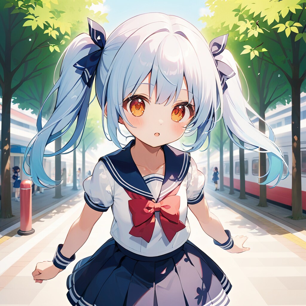 ツインテールの少女