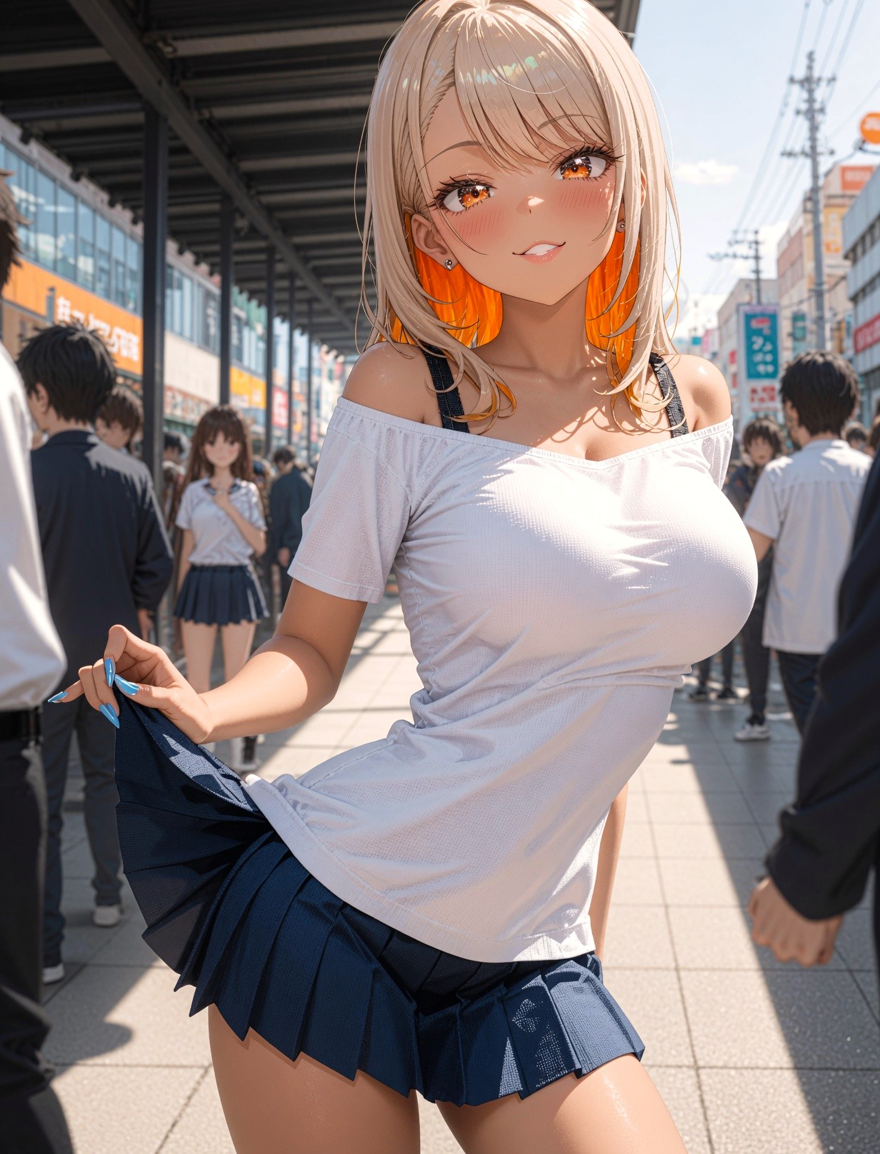 駅×ギャル