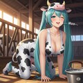 なりきりコスプレ牛ミクさん 3枚目