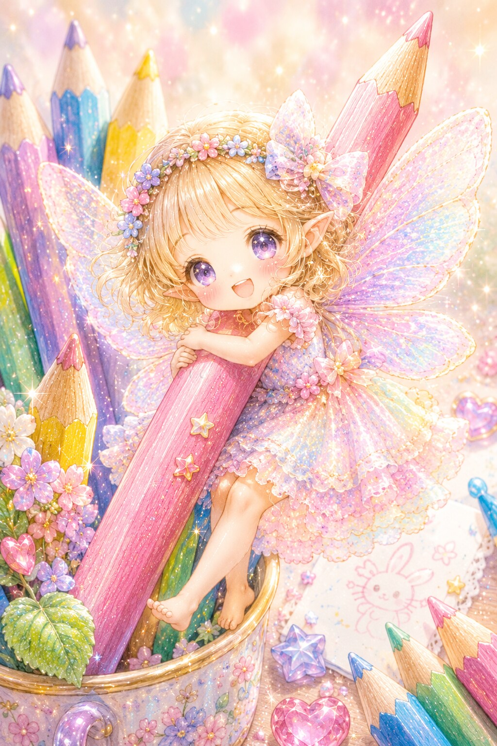 色鉛筆の妖精