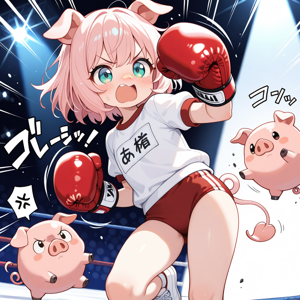 ブタがぶった！！（ぷぷっ🤣）