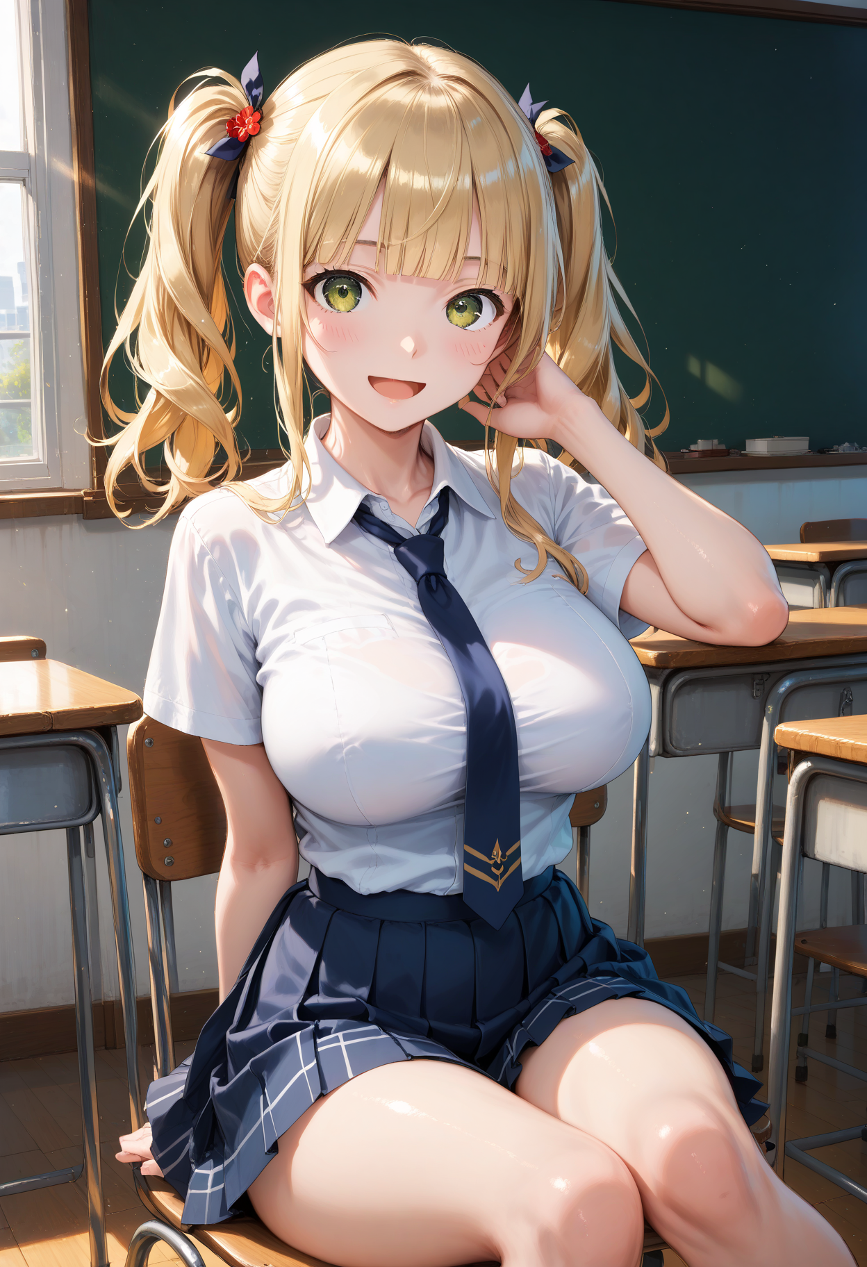 ブロンドJK | の人気AIイラスト・グラビア