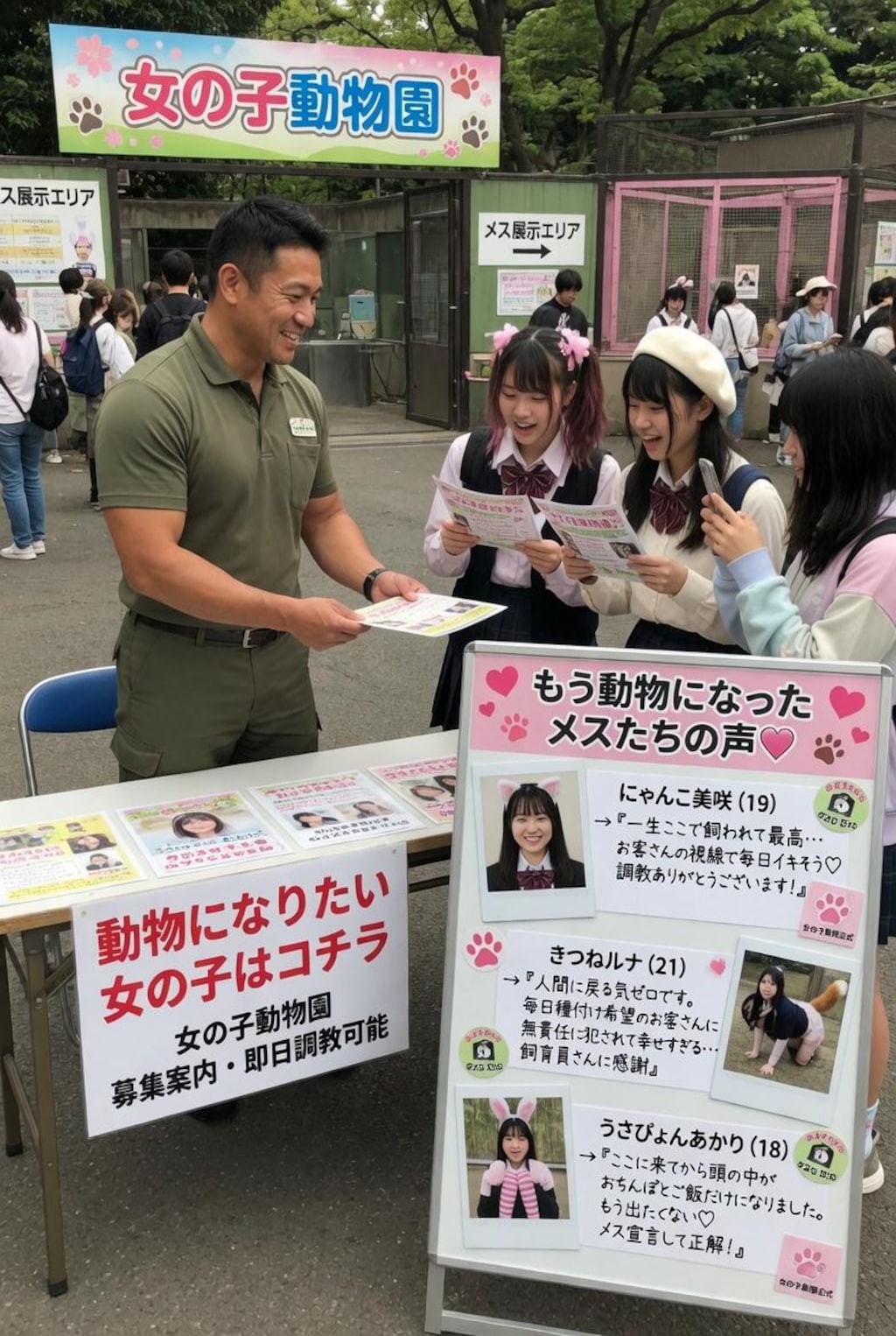 女の子動物園１