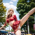 チャイナ娘の回し蹴り１ 3枚目